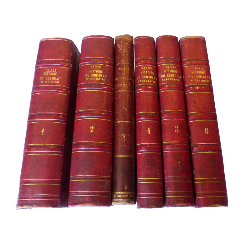Histoire du Consulat et de l'Empire - 6 volumes