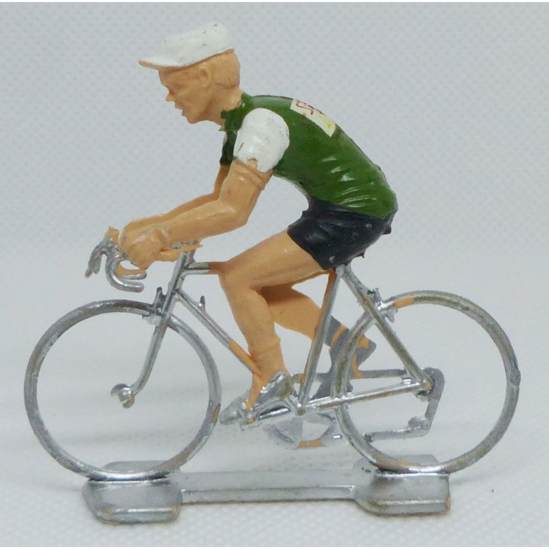 Cyclistes Tour de France - vert